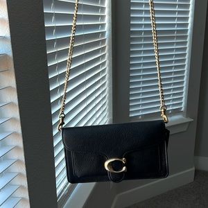 New Coach Tabby Chain Clutch- only worn once!
